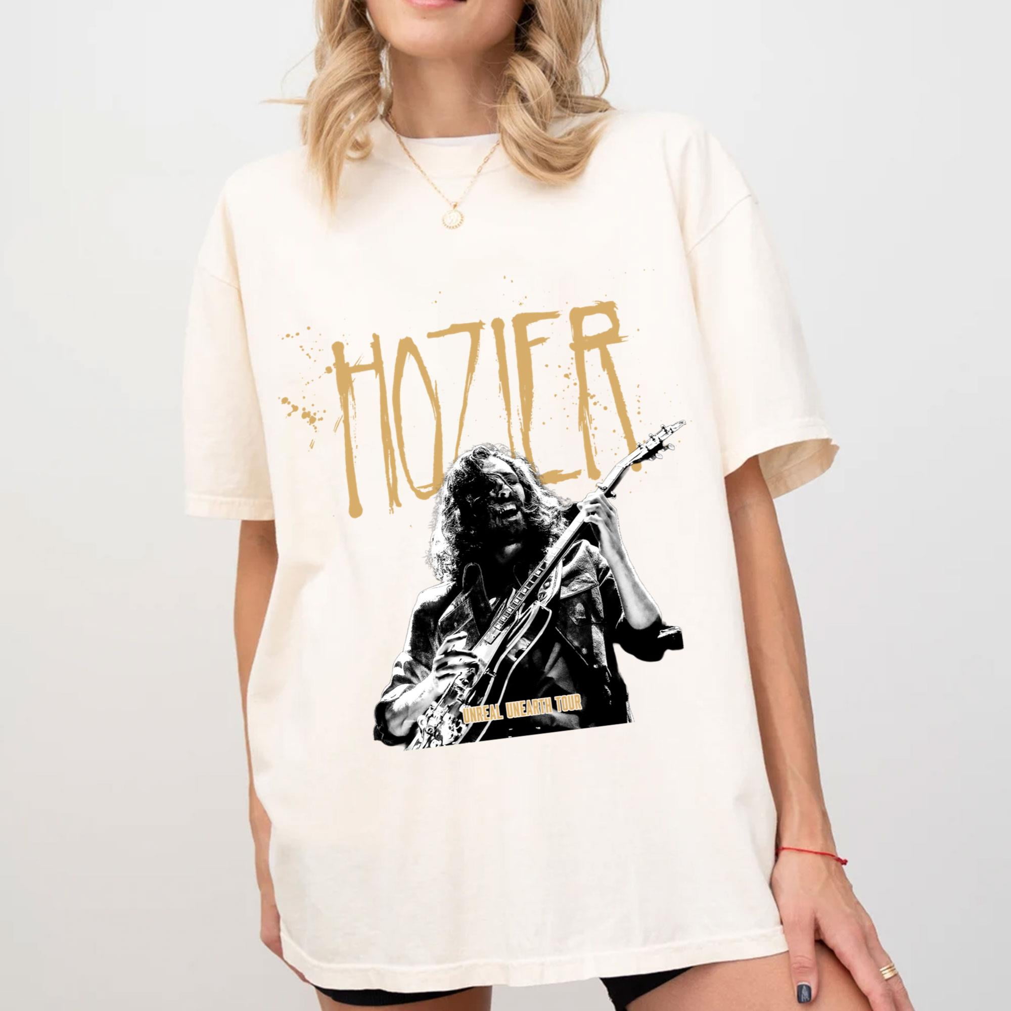 Hozier 2024 Tour Vintage Shirt, Hozier Unreal Unearth Tour 2024 Shirt