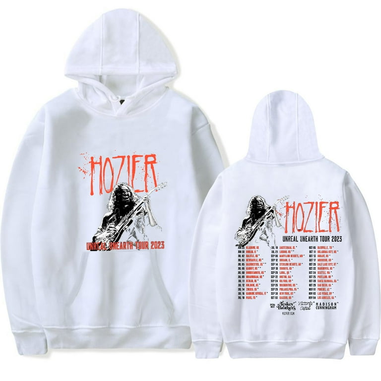 Hozier Hoodie 2023 Unreal Unearth Tour Merch Long Sleeve Sweatshirts Women Men Hip Hop Clothes