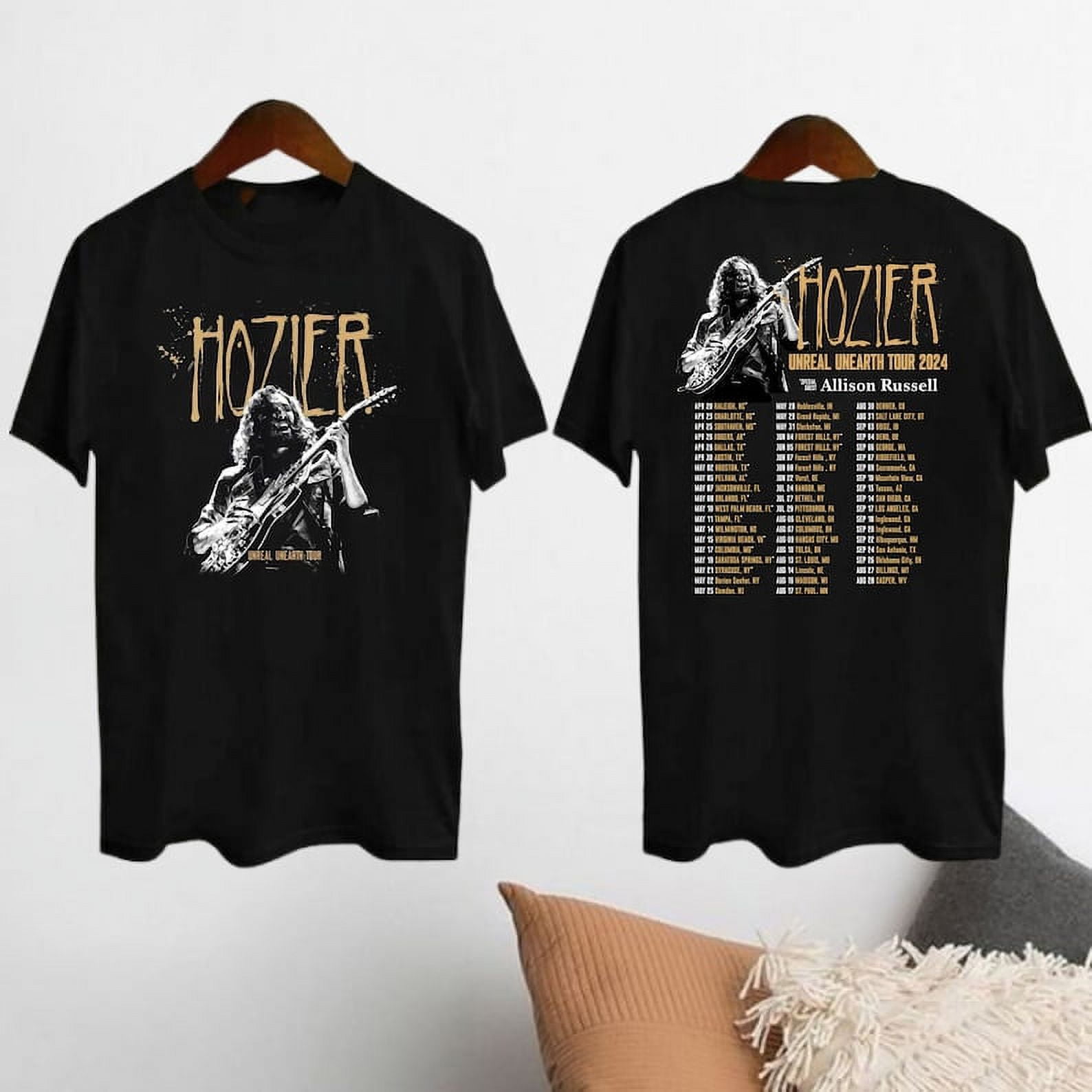 Hozier Unreal Unearth Tour 2025 shirt, Hozier Shirt, Hozier 2025