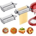 thumbnail image 1 of Hozodo Pasta Attachment for KitchenAid Stand Mixers Pasta Roller & Cutter Attachments Set, 3 Piece, 1 of 6