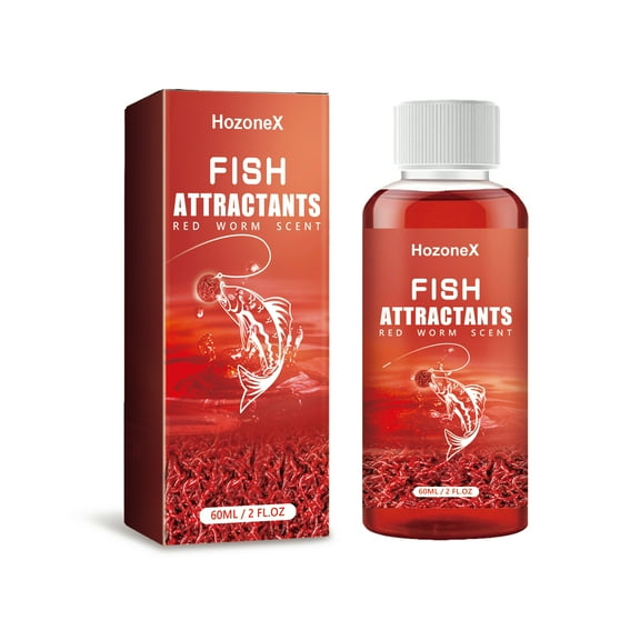 HozoneX Fish Attractant Concentrated Comprehensive Bait for fishing, Quick nest Making, red worm Liquid, Strong fishy fish Attractant and opening agent 3PCS