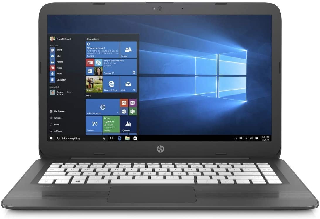 Hp 14-Cb112Wm Laptop Intel Celeron 1.10 GHz 4GB Ram 32GB Windows 10