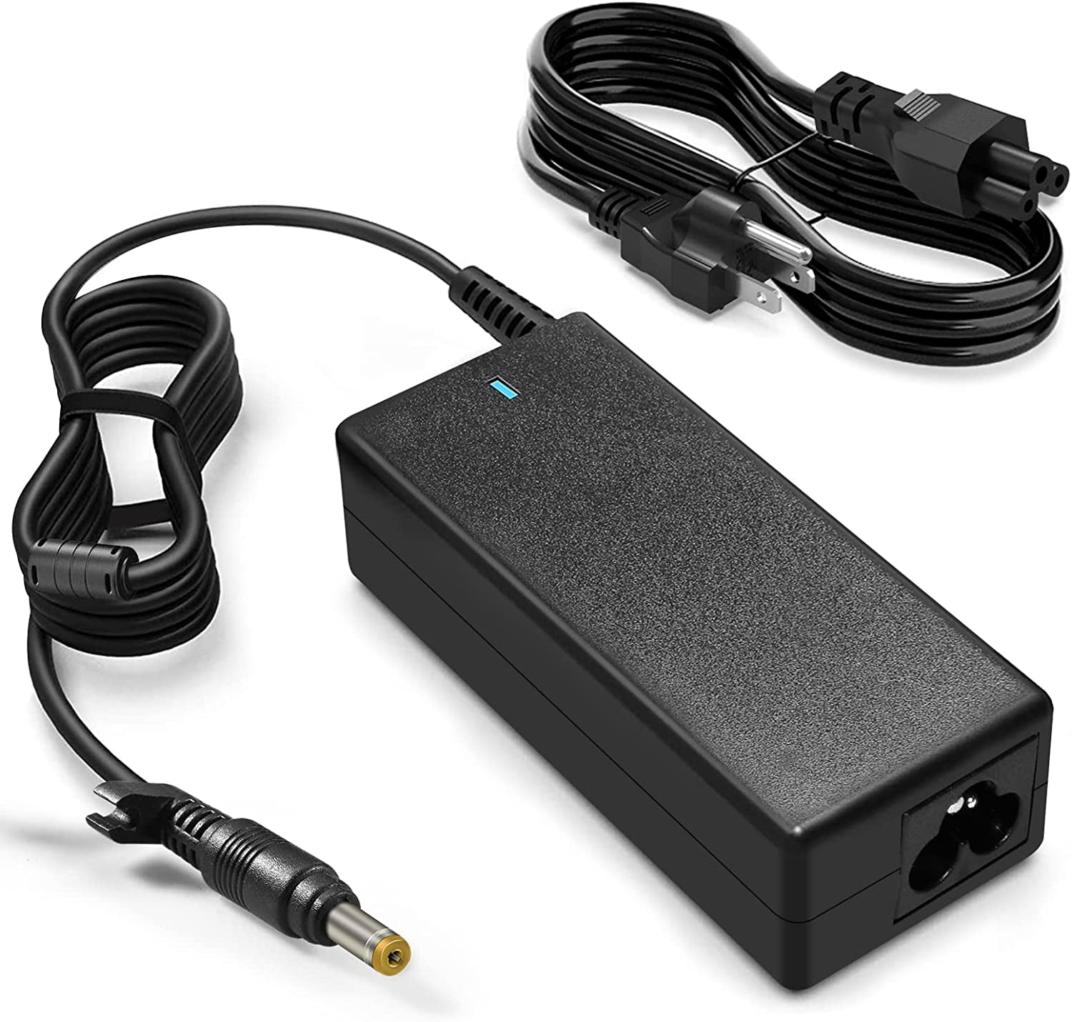 Hp Laptop Charger 65W 18.5V 3.5A AC Adapter Charger Replacement for Hp Pavilion Laptop DV6000 DV6500 DV1000 DV2000 DV4000, Black