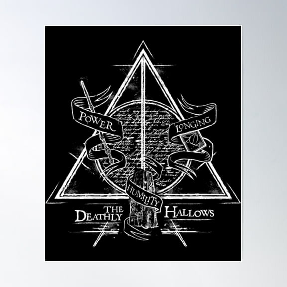 Hp Magic Hallow Poster Wall Art, Modern Wall Decor For Living Room Bedroom, 24x36 UNFRAMED