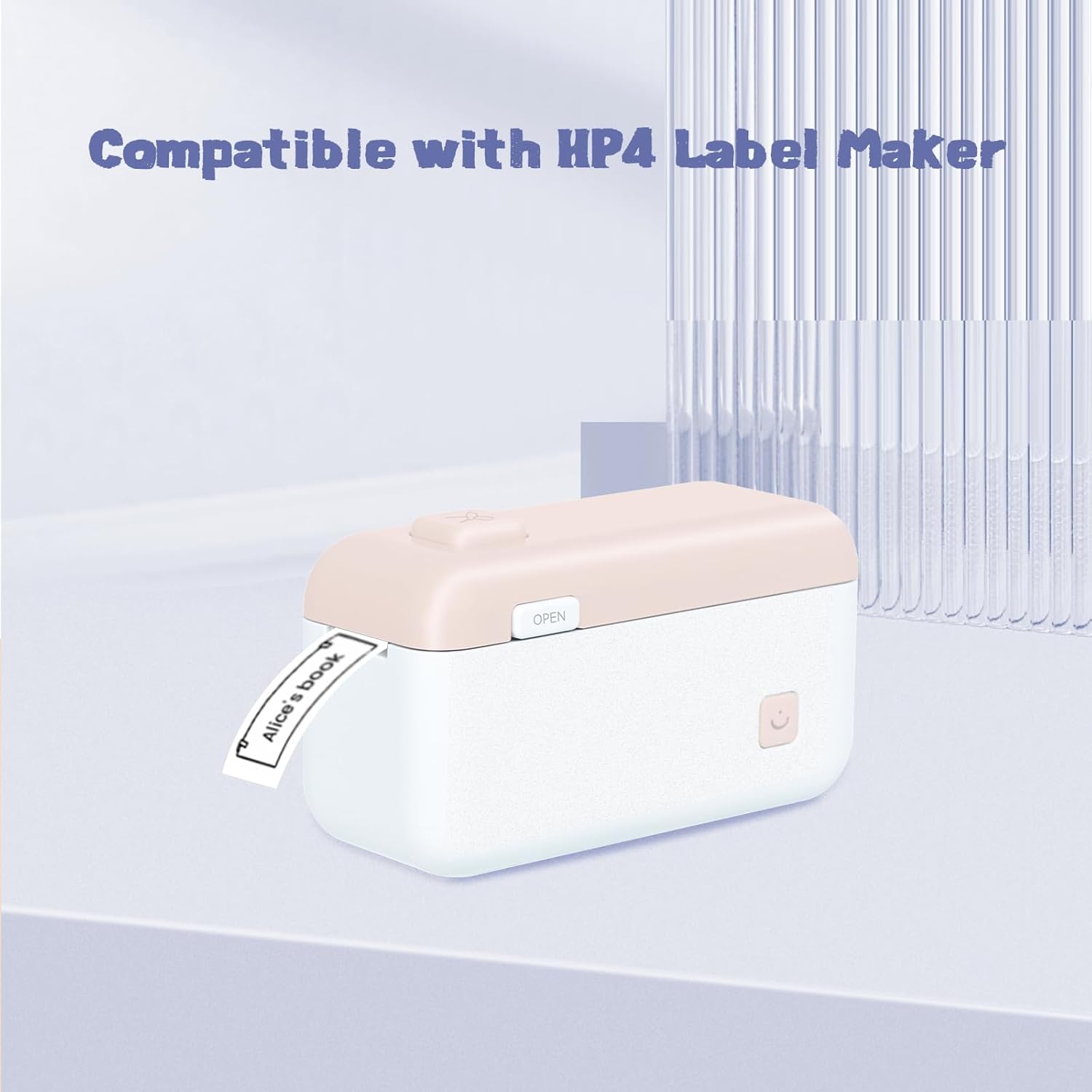 N12 Label Maker Tape - 3 Rolls Black On White Thermal Paper, 14x40mm, 180 Labels/Roll For Organizing
