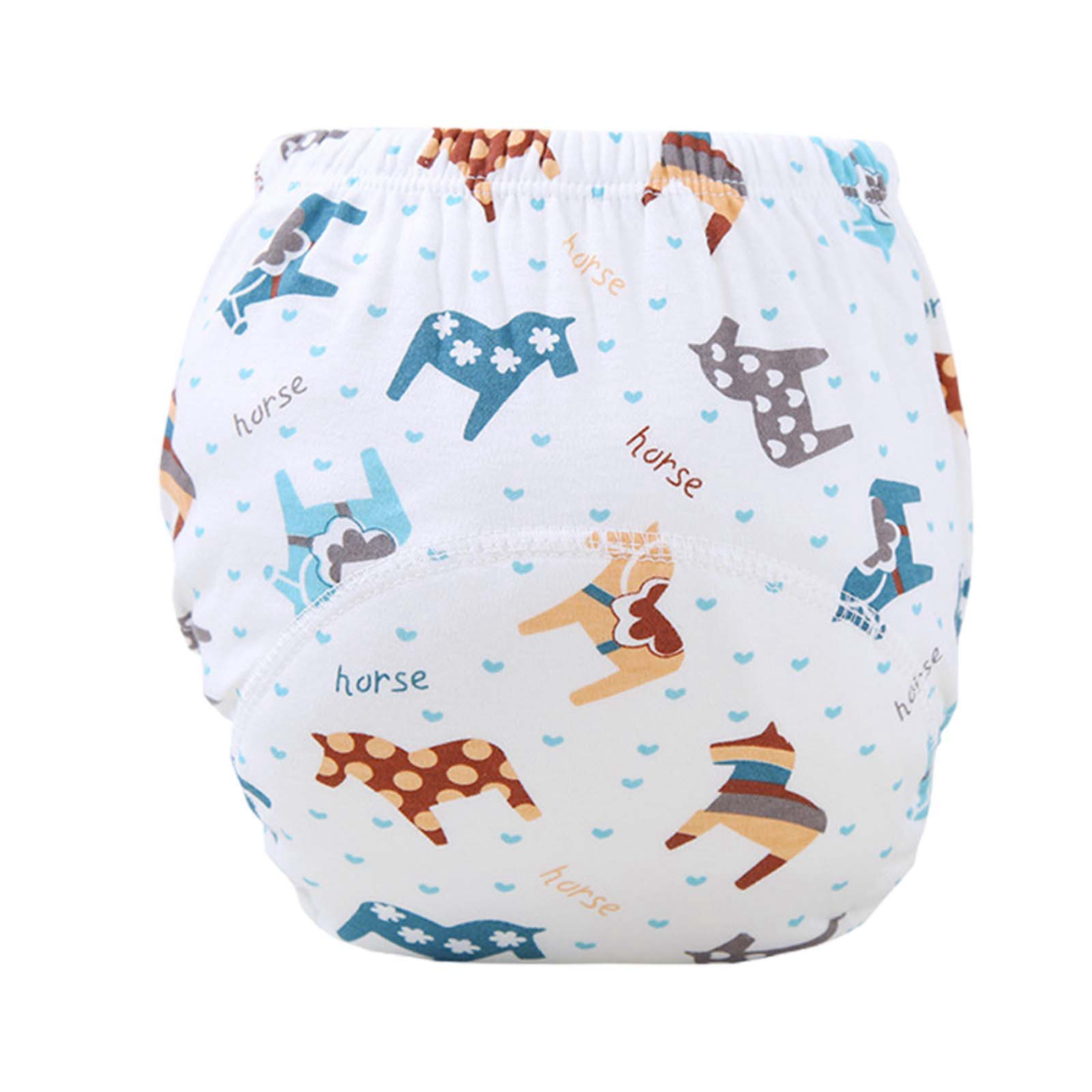 Hpapadks Boys Underwear Infant Boy Girl Cute Cartoon Print Leakproof Training Underpants A 12-24 Months