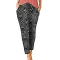 thumbnail image 1 of Hpapadks Casual Pants for Women High Waist Boho Printed Beach Joggers with Pockets Slacks for Women Grey XL, 1 of 7