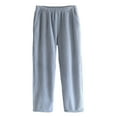 thumbnail image 1 of Hpapadks Casual Pants for Women Winter Coral Thickened Fleece Loose Warm Homewear Pajama Pants Slacks for Women Blue XXL, 1 of 7