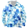 thumbnail image 1 of Hpapadks Hoodie Men Athleisure Drawstring Hoodies Pullover with Pocket Lightweight Long Sleeve Tie Dye Print Mens Sweatshirts, 1 of 5