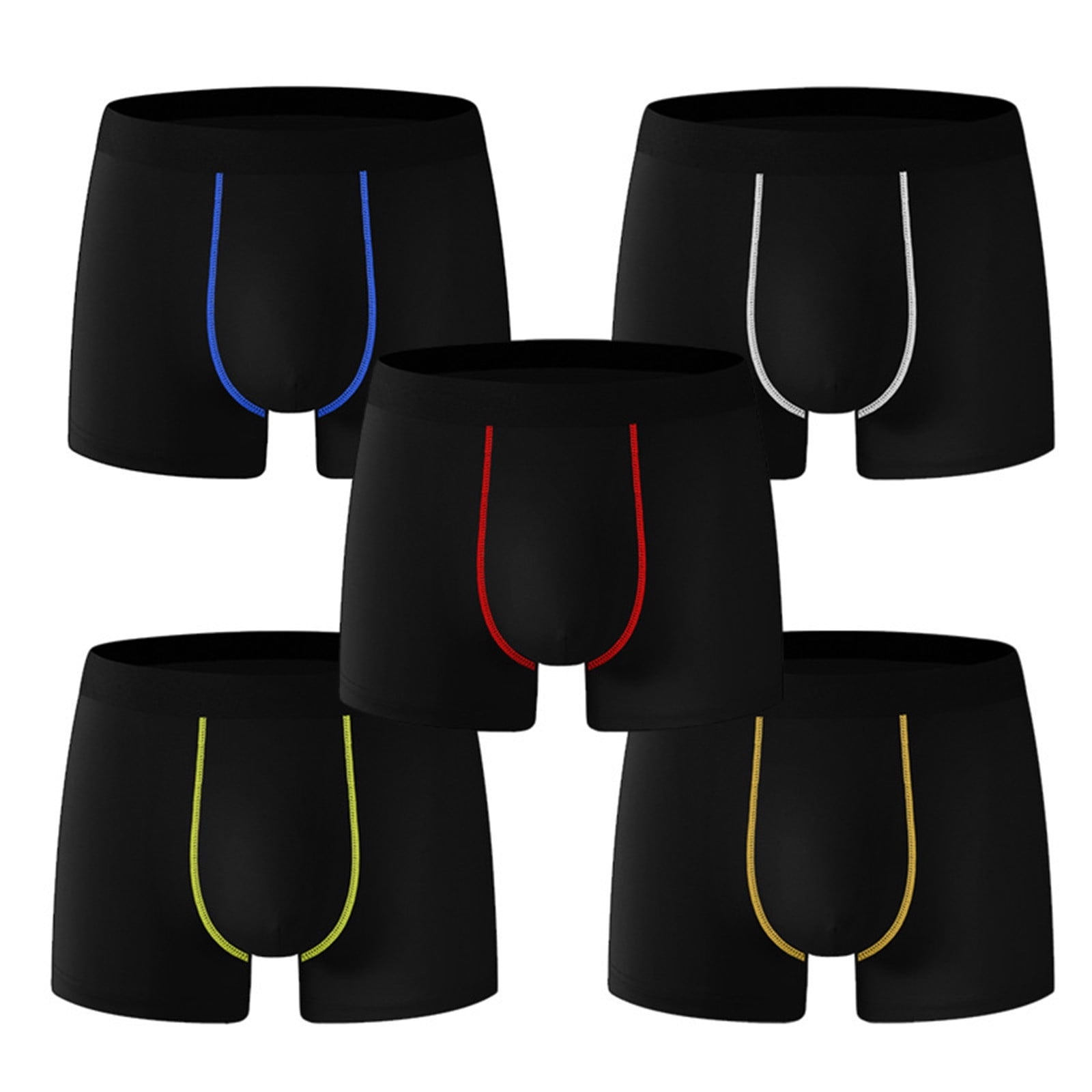 Hpapadks Men Underwear Breathable Sports Inner Mid Rise with Waist ...