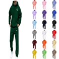 thumbnail image 1 of Hpapadks Men's Hoodie Tracksuit 2 Pieces Set Athletic Casual Hooded Sweatshirt and Joggers Set Sweatsuit Outfits, 1 of 5