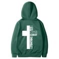 thumbnail image 1 of Hpapadks Men's Hoodies Oversized Vintage Cross Letter Print Hoodies Pullover Long Sleeve Drop Shoulder Design Hooded Sweatshirts for Men, 1 of 6