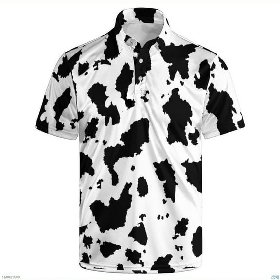 Hpapadks Men's Shirts Casual Graffiti Print Short Sleeve Polo Blouses Breathable Daily Wear Stylish Slim Fit Dress Shirts for Men OTHER XXL