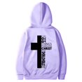 thumbnail image 1 of Hpapadks Mens Hoodies Oversized Vintage Cross Letter Print Hoodies Pullover Long Sleeve Drop Shoulder Design Hooded Sweatshirts for Men, 1 of 6