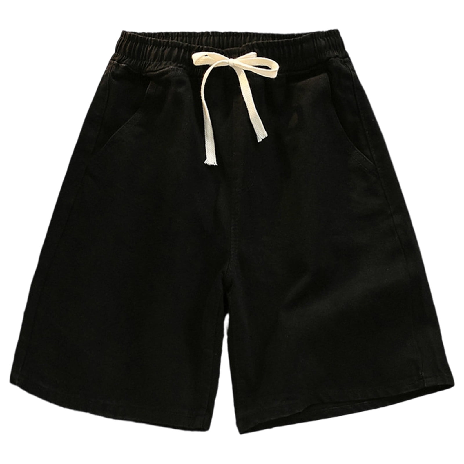 Men's Wide Leg Washed Denim Shorts main image 1