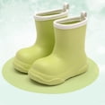 thumbnail image 1 of Hpapadks Rain Boots for Girls School and Outdoor Activities Comfortable Durable Casual Bon Cartoon Water Shoes Boys Waterproof Boots Green, 1 of 6