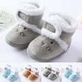 thumbnail image 1 of Hpapadks Slippers for Girls Shoes Soft Snow Booties Warming Boots Shoes Shoes for Boys Coffee, 1 of 5
