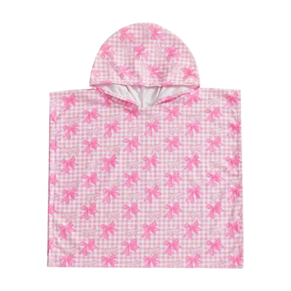 Hpapadks Toddler Pajamas Kids Hooded Beach Towel Robe Lightweight Absorbent with Print Boys Pjs Pink2 3-4 Years