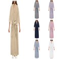 thumbnail image 1 of Hpapadks Women Robe Ladies Absorbent Quick Drying Short Sleeved Robe Bathrobe Womens Nightgown Yellow M, 1 of 5