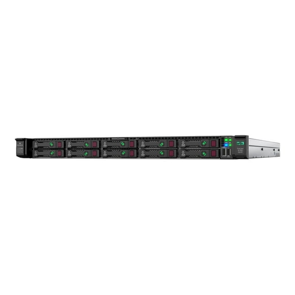 HPE ProLiant DL360 Gen10 SMB Network Choice - Server - rack-mountable 1U - 2-way - 1 x Xeon Silver 4208 / up to 3.2 GHz - RAM 16 GB - SAS - hot-swap 2.5" bay(s) - no HDD - Gigabit Ethernet - monitor: none