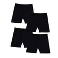 thumbnail image 1 of Hpgjzj 4 Pack Girls Bike Shorts Cartwheel Shorts for Toddlers Kids Under Dress Dance Short 5-14 Years, 1 of 5