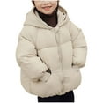thumbnail image 1 of Hpgjzj 6 Months-8 Years Boys Girls Winter Jacket with Hooded Warm Snow Toddler Outer Clothing, 1 of 7