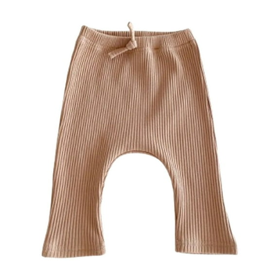 Hpgjzj Baby Girls Boys Cotton Harem Pants Toddler Spring Fall Solid Color Casual Pants Kids Elastic Waist Soft Pants