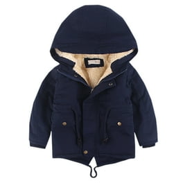 Godderr Toddler Girls Winter Dress Coat Jacket Long Button