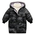 thumbnail image 1 of Hpgjzj Girls Boys Winter Outerwear Hooded Down Coat Packable Lightweight Warm Puffer Down Jacket with Hood, 1 of 3