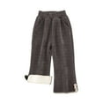 thumbnail image 1 of Hpgjzj Girls' Wide-Leg Fleece Lined Trousers Winter Corduroy Flare Trousers Girls' Wide-Leg Plus Velvet Trousers, 1 of 6