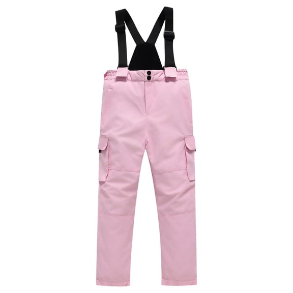 Hpgjzj Kids Ski Bib Pants Waterproof Boys Girls Winter Snow Pants
