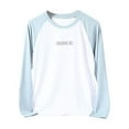 thumbnail image 1 of Hpgjzj Kids Sun Shirt UPF50+ Rash Guard Fishing Moisture Wicking T Shirt Long Sleeve Crew Neck Athletic Workout Run Play, 1 of 6
