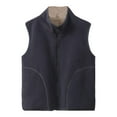 thumbnail image 1 of Hpgjzj Kids Vest Jacket Zip Up Fleece Vest Coats for Boys and Girls Sleeveless Winter Coat Sherpa Jacket Warm Vests, 1 of 3