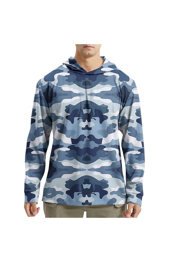 Men’s Hunting Camo Shirt Lightweight, Camouflage Shirts for Men Long Sleeve Shirt for Fishing Hiking Camping 2025