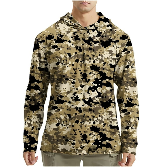 Hpgjzj Men’s Hunting Camo Shirt Lightweight, Camouflage Shirts for Men Long Sleeve Shirt for Fishing Hiking Camping 2025