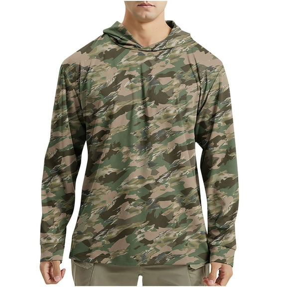 Hpgjzj Men’s Hunting Camo Shirt Lightweight, Camouflage Shirts for Men Long Sleeve Shirt for Fishing Hiking Camping 2025