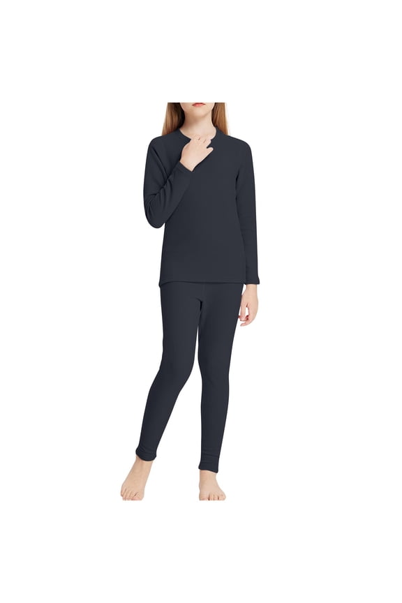 Thermal Underwear for Kids Girls Thermals Long Johns Underwear Base Layer for Cold Weather Skiing