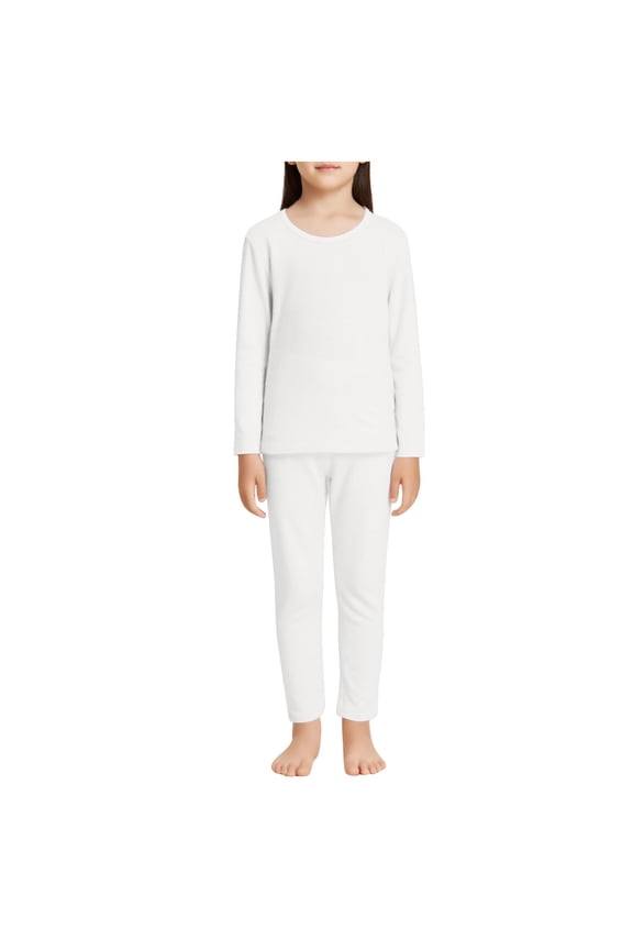Thermal Underwear for Kids Long Johns Girls Thermal Underwear Set for Skiing Kids Long Underwear Base Layer Winter