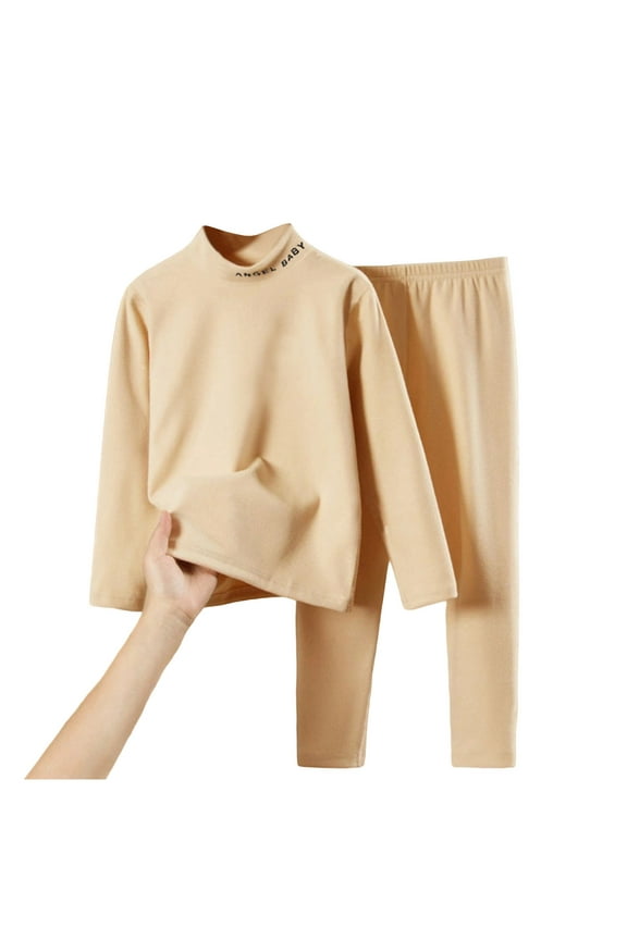 Thermal Underwear for Kids Toddler Winter Base Layer Long Johns Sets Top and Bottoms for Girls Boys