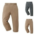thumbnail image 1 of Hpgjzj Toddler Baby Boy Chino Cargo Pants Pull On Cotton Trousers with Pockets Solid Color Casual Wear 6 Months-7 Years, 1 of 4