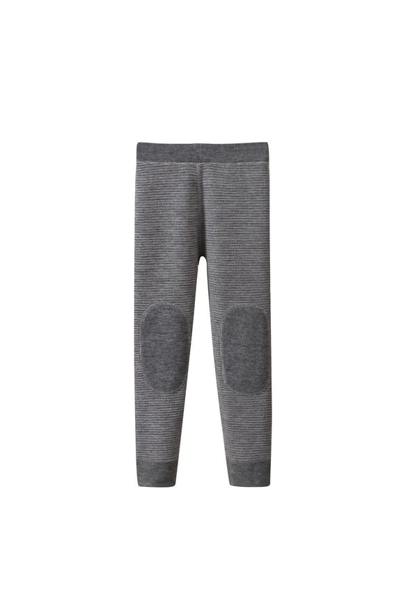 Wool Kids Thermal Underwear Bottom Leggings Pants, Natural & Warm Base Layer Long Johns, Unisex