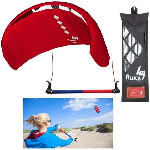 Hq4 Fluxx 13 R2F Trainer Kite Kiteboarding Power Surf Beginner Beach Kitesurf