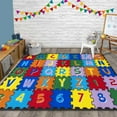thumbnail image 1 of Hr Kids Rugs. Educational, Learning Abcd Puzzle .Rubber Back. Non-Slip Educational/Play Time.Multi Color., 1 of 9