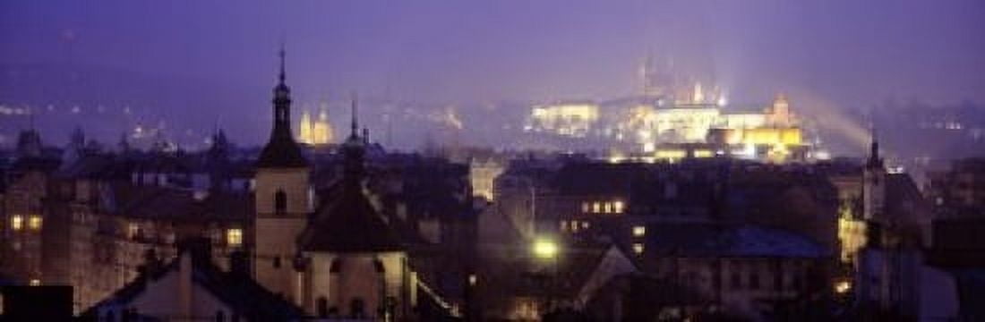 Hradcany Castle Prague Czech Republic Canvas Art - Panoramic Images (18 x 6)