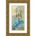 thumbnail image 1 of Hristova, Albena 11x18 Gold Ornate Wood Framed with Double Matting Museum Art Print Titled - Twilight Paris, 1 of 4