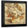 thumbnail image 1 of Hristova, Albena 12x12 Black Modern Framed Museum Art Print Titled - Ginkgo, 1 of 5