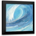 thumbnail image 1 of Hristova, Albena 12x12 Black Modern Framed Museum Art Print Titled - Surfs Up, 1 of 5