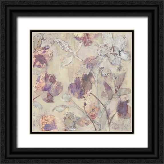 Hristova, Albena 12x12 Black Ornate Wood Framed with Double Matting Museum Art Print Titled - Silver Delight II