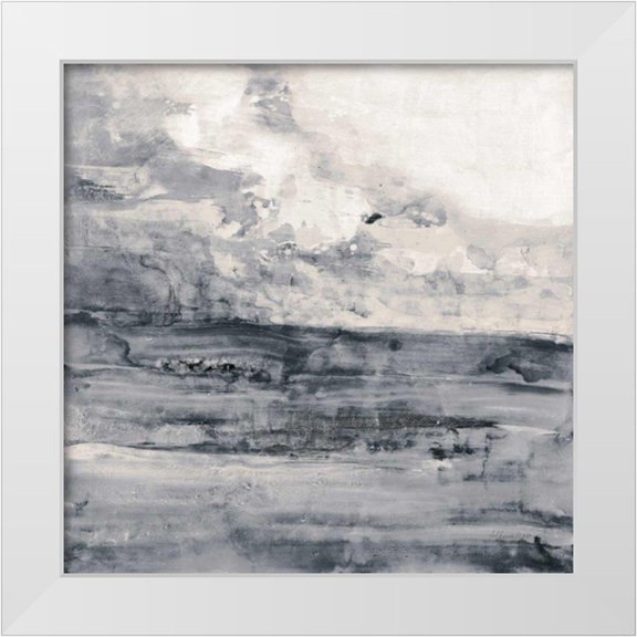 Hristova, Albena 12x12 White Modern Wood Framed Museum Art Print Titled - Thunder Road Neutral