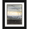 thumbnail image 1 of Hristova, Albena 12x14 Black Ornate Wood Framed with Double Matting Museum Art Print Titled - Horizon Balance IV Light, 1 of 4